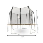 Skywalker 12  Round Trampoline With Enclosure - Camo Safety No-gap Design New