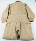 Vintage Carhartt Duck Insulated Coveralls Mens 46 Short Brown Lined Workwear