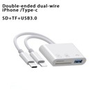 3 In 1 Ios Micro Usb Type-c Micro Sd Tf Card Reader Otg For Android Iphone Pc