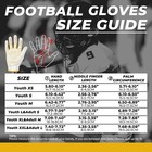 Handlandy Youth Football Gloves  Kids Receiver Rugby Gloves