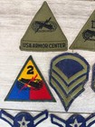 Vintage Us Military Patch Lot Army Air Force Navy Subdued Vietnam Era Uss Moale