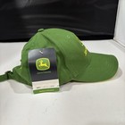 John Deere Tractor Green Adjustable Strap Dad Hat Cap Lawn Farm Business Branded