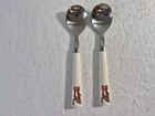 New Pair Of Vintage  1991  Kellogg s Tony The Tiger Cereal Spoons