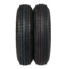 2 New Trailer Tire On Rim 5 30-12 5 30x12 Load Range C 5 Lug White Spoke Wheel