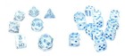 Chessex Dice 27581 27781 Borealis Icicle Light Blue 7 Die Polyhedral 16mm 12 D6