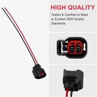 Fuel Injector Pigtail Connector Plug Wire Ev6 Ev14 Fit For Ford F-150 F-250 Crow
