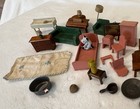 Antique Lot Of Strombecker Wooden Miniature Furniture In Good Condition 