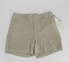 A New Day Women s High-rise Casual Fit 5  Chino Shorts - Cream Brown  Size 6