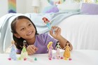 Mattel Disney Princess Toys Small Doll Party Set 6 Posable Dolls In Sparkling
