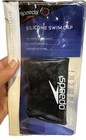 Speedo Swim Cap Black White Competitive Sport Pool Workout Hair Shower Bathing