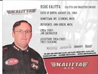 Doug Kalitta Nhra Autographed Hero Card Top Fuel Dragster