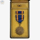 Wwii U s  Army Air Corps Air Medal Slot Brooch Ribbon Bar Lapel Pin Case Ww2