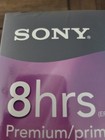 Vhs T-160 Sony Premium 8hrs Blank Video Tape 3-pack Sealed T160vr New