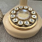 Western Electric Vintage retro Corded Push-button Telephone  Beige gold