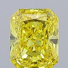 3 50 Ct Certified Vvs1 D Grade Radiant Cut 8x10 Mm Natural Yellow Diamond