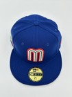 New Era 59 Fifty Mexico Wbc Size 7 1 4 Fitted Flag Hat Blue Red White