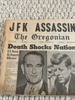 The Oregonian    jfk Assassinated    Saturday Nov 23  1963 Vintage Newspaper