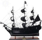 Old Modern Handicrafts Black Pearl Pirate Ship Wood Model