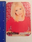 Christina Aguilera Rectangle Sticker Decal Roughly 2 75 x3 75  Circa 2000