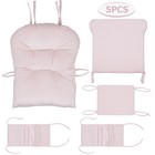 5 In 1 Removable Glider Cushions Set For Rocker Chair   Ottoman Washable Cover