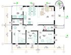 26x36 Feet Small House Plan 8x11 Meter 3 Beds 2 Baths Shed Pdf  a4 Hard Copy 