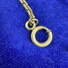 Vintage Signed Watch Chain Gold Tone 14   