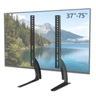 Tv Stand Mount Universal Tv Stand Tabletop For 37 -75 Inch Plasma Lcd Led Flat