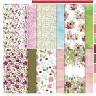 Stampin Up Awash In Beauty Flowers 12x12 Dsp Cardstock Paper 12 Sheets