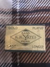 Vintage Lot Of  92  R R Yates No 78 Pen Nibs For Dip Pens Gold Plated In Box