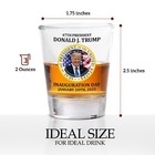 Trump Inauguration Day Shot Glass 47th President Of The United States Usa Flag