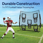 7 X 7 Ft Football Trainer Throwing Net Portable Practice Training Net Improve Qb