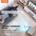 Vevor Evaporative Cooler Swamp Cooler 3-in-1 1400 Cfm 5 Gal Air Humidifier Home
