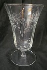 Vintage Etched Glass Cocktail