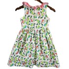 Bailey Boys Classics Sleeveless Ruffle Twirl Dress Usa Pears Fruit Fun Girls  10