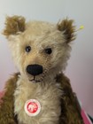 13    Mohair Steiff Teddy Bear Mohair Classic Cappuccino Brown Jointed   sx