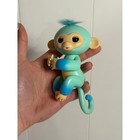 Wowwee Fingerlings Interactive Baby Monkey Blue White Glitter Toy Lot Of 2