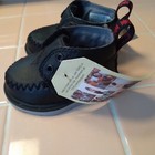 New Toms Toddler Boy Chukka Boots Shoes Size 3 Black - Slip On No Tie