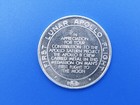Nasa Coin   Medallion Vtg   Flown Metal   Apollo 8    68 Manned Flight Awareness