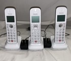Panasonic 2-in-1 Corded   Cordless Phone Set  Silver  kx-tgf853 S2 