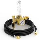Co2 Argon Flow Meter Gas Regulator Gauge With Gas Hose Mig Tig Welding hose