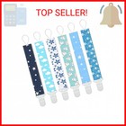 Yoofoss Pacifier Clip For Boys And Girls 6 Pack Plastic Teething Clips Modern De