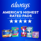 Always Xtra Protection 3-in-1 Daily Liners For Women  Extra Long  60 Ct
