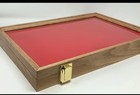  sale  Oak Wood Display Case  12 X 18 X 2 For Arrowheads Knives   More