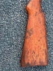 Original Vintage Military Rifle Stock Wood Steel Buttplate Mauser    Training 