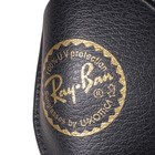 Ray-ban Hard Eyeglass Case Black Pebbled Leather Sunglasses Clamshell Authentic