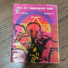 1968 Afl Championship Game Official Program Ny Jets Oakland Raiders Shea Stadium