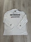 Men Xl Adidas Mercedes Amg Petronas Formula 1 Team Polo Long Sleeve Shirt Jx0757