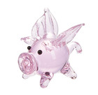 Xtop Miniature Glass Pink Flying Pig Collectible Figurine Er59749 Ganz Mini