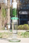14in Heavy Freezable Glycerin Glass Bong Water Pipes Tobacco Smoking W 14mm Bowl