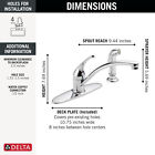 Delta Foundations Kitchen Faucet W  Spray Chrome-certified Refurbished